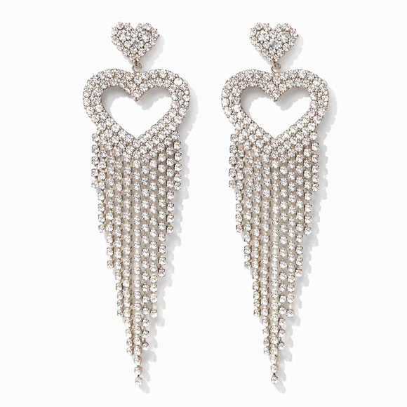 Anthropologie Jewelry - ⚜️ Classic Gold Heart Dangle Earrings